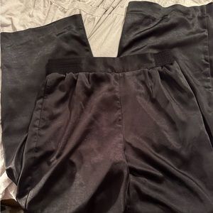 Satin women’s flare pants